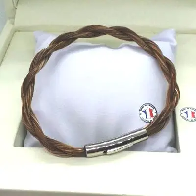 Twisted horse hair bracelet