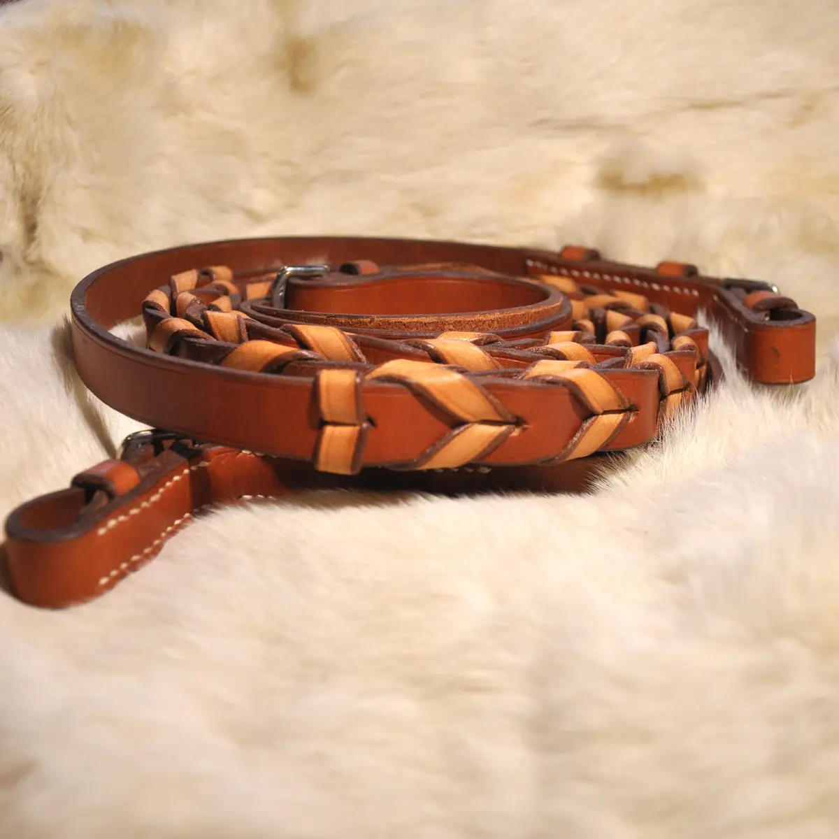 Braided reins