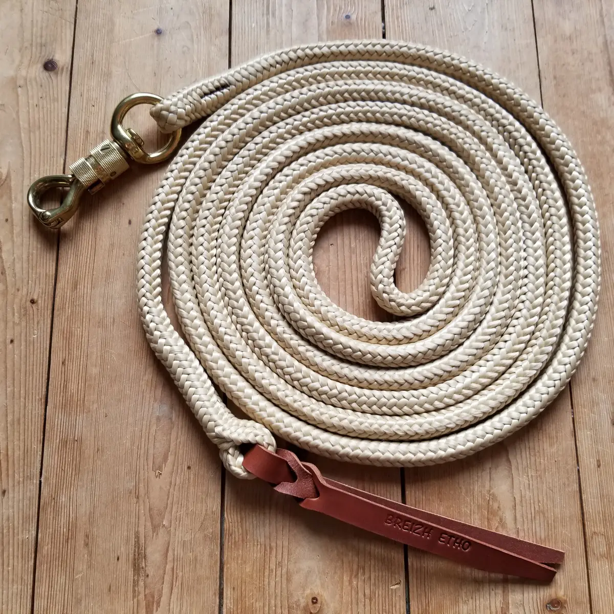 Natural horsemanship lead rope