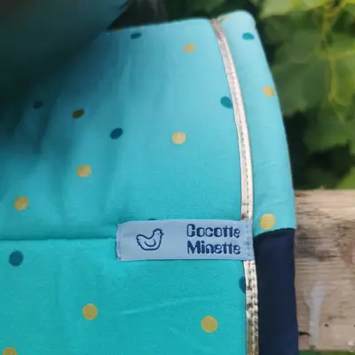Hand-made saddle pad. 9