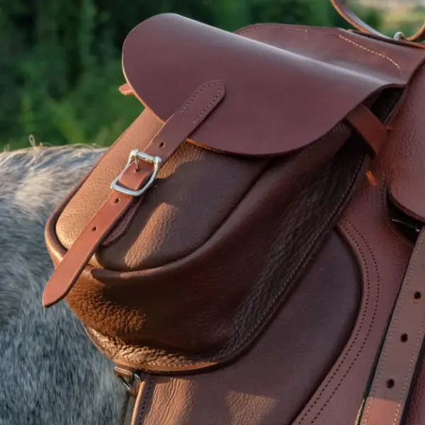 Trail riding saddle bags