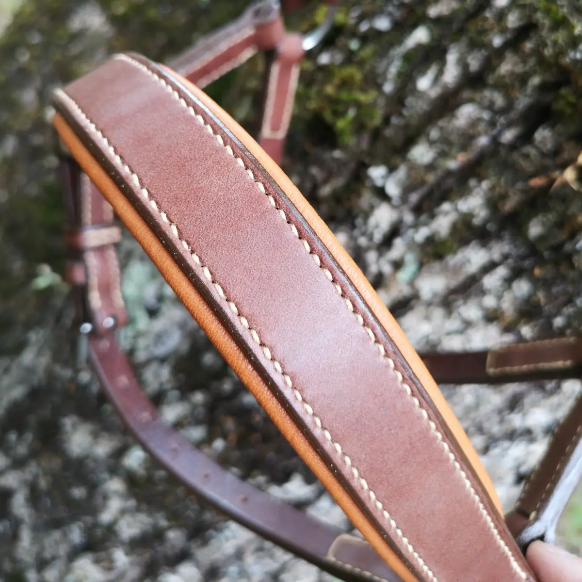 Comfortable luxury sidepull with throatlasch 2