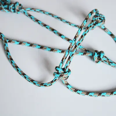 Miniature Shetland size simple natural horsemanship halter 2