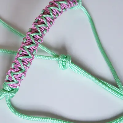 Cob size stars natural horsemanship halter 1