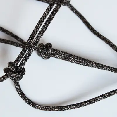 Cob size simple natural horsemanship halter 1
