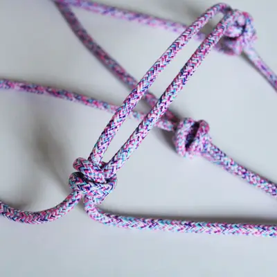 Cob size simple natural horsemanship halter 2