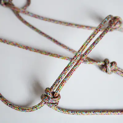Cob size simple natural horsemanship halter 3