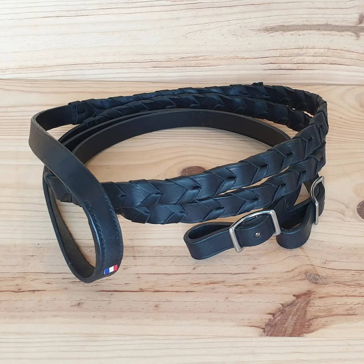 Hand-made braided reins