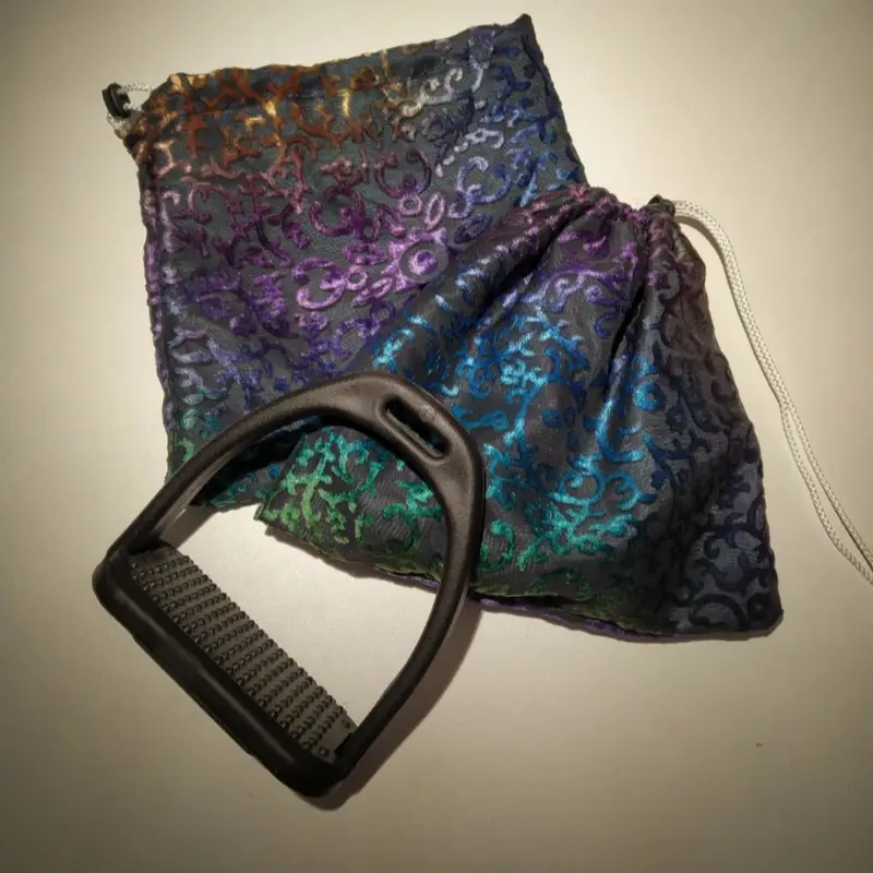 Rainbow stirrup bags/covers