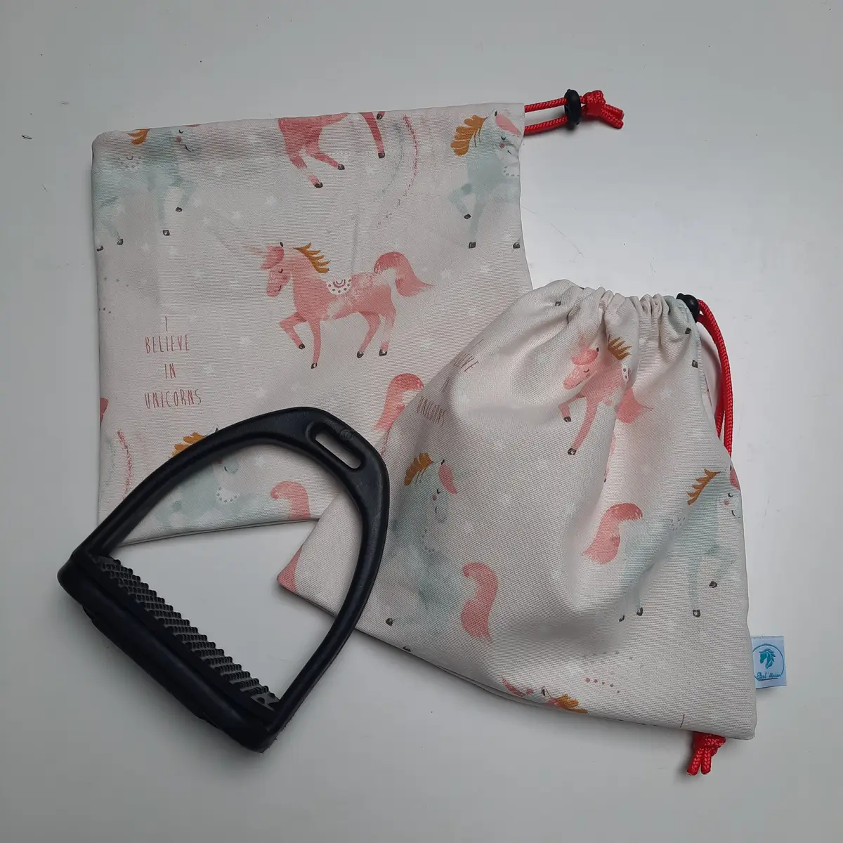 I believe in unicorns stirrup bags/covers