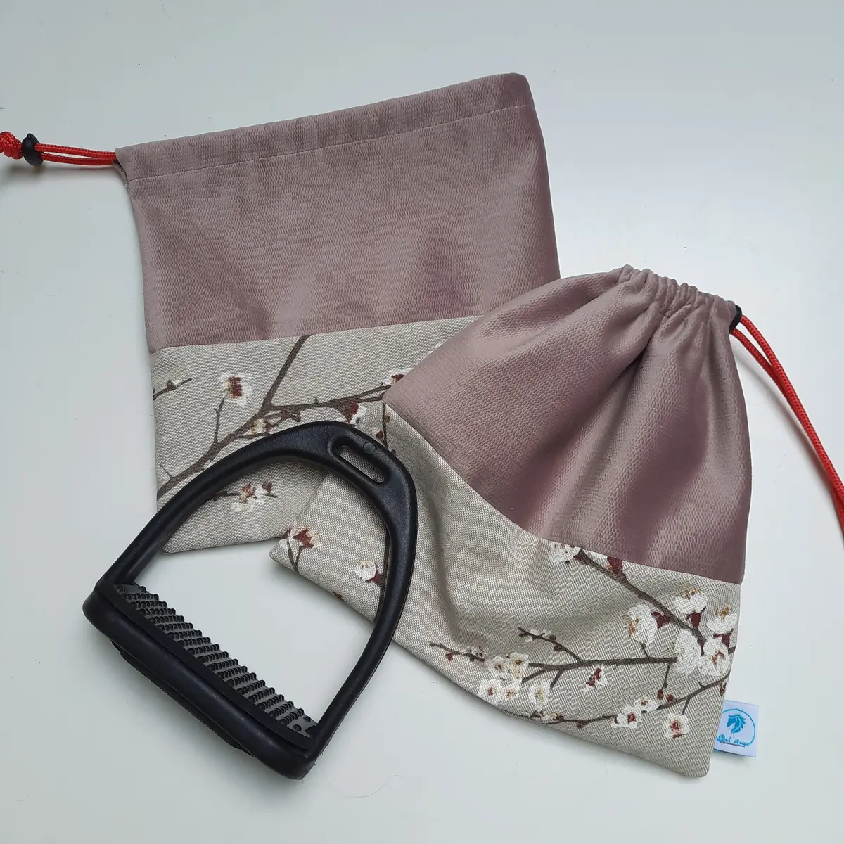 Cherry tree stirrup bags/covers