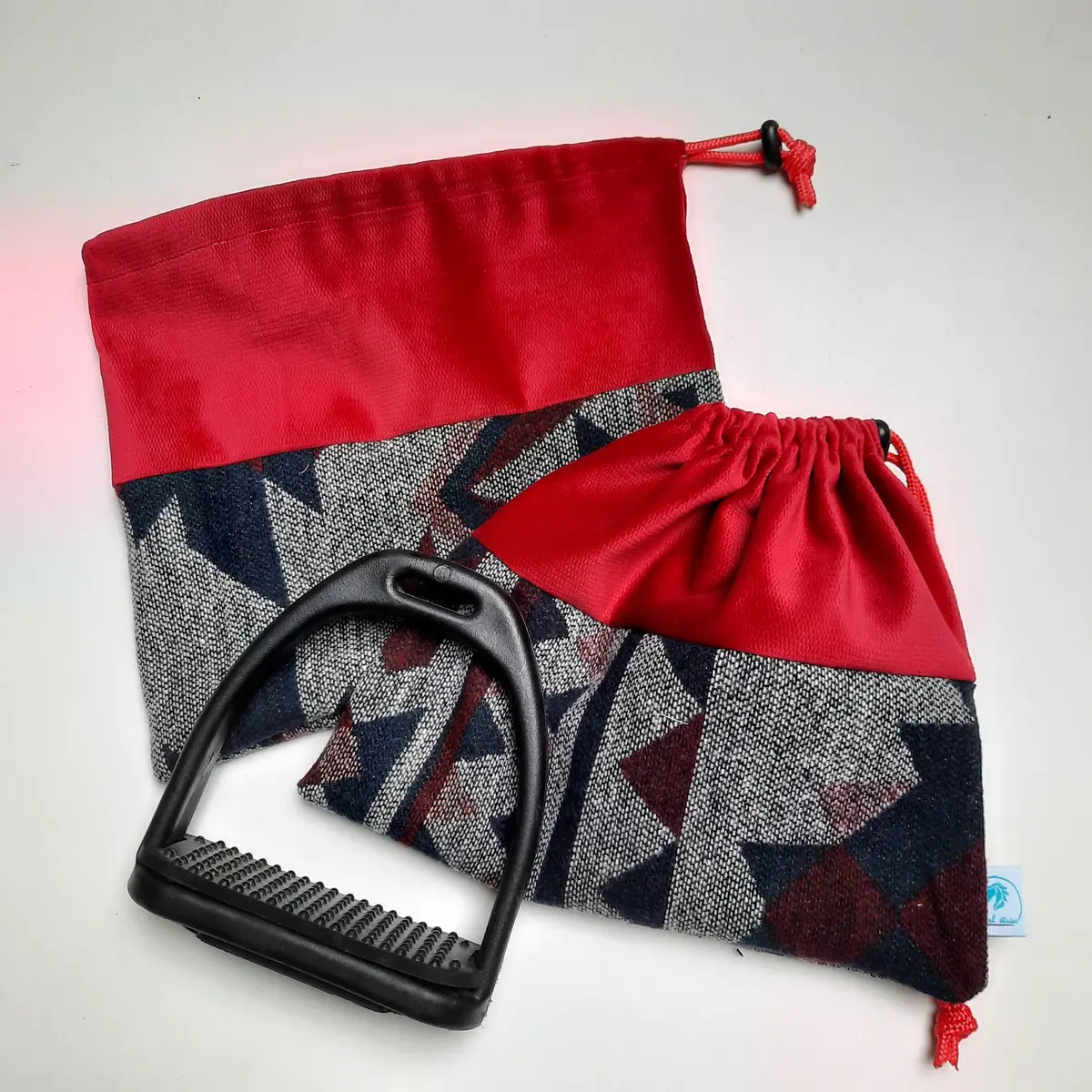 Aztec stirrup bags/covers