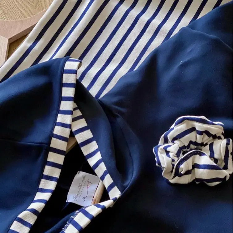 Fanny nautical scrunchie 2