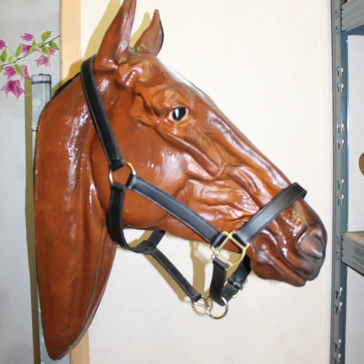Black double halter