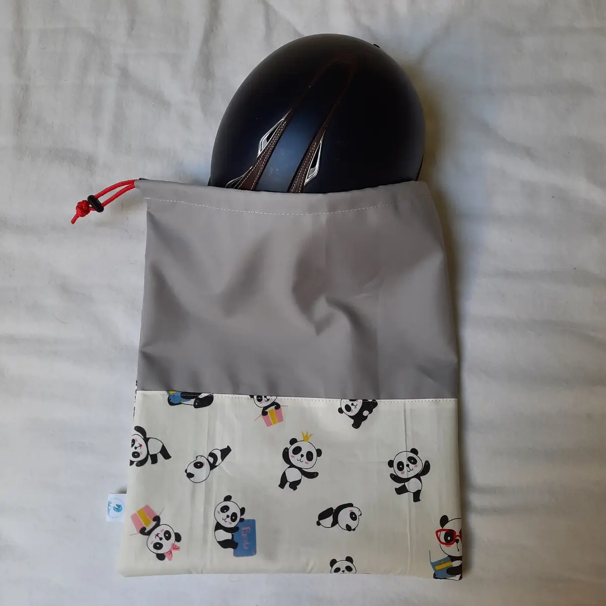Pandas waterproof helmet bag