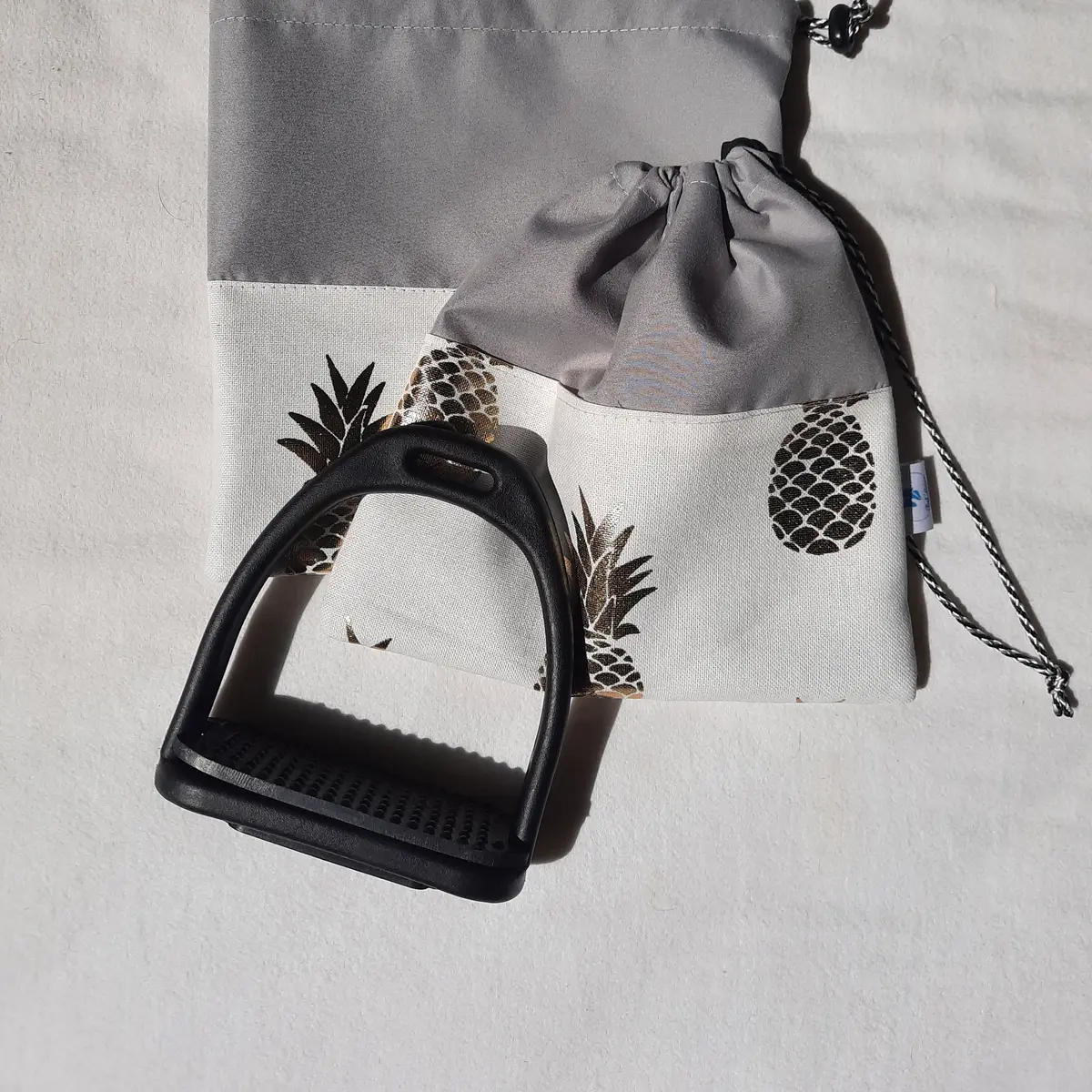 Waterproof pineapple stirrup bags/covers