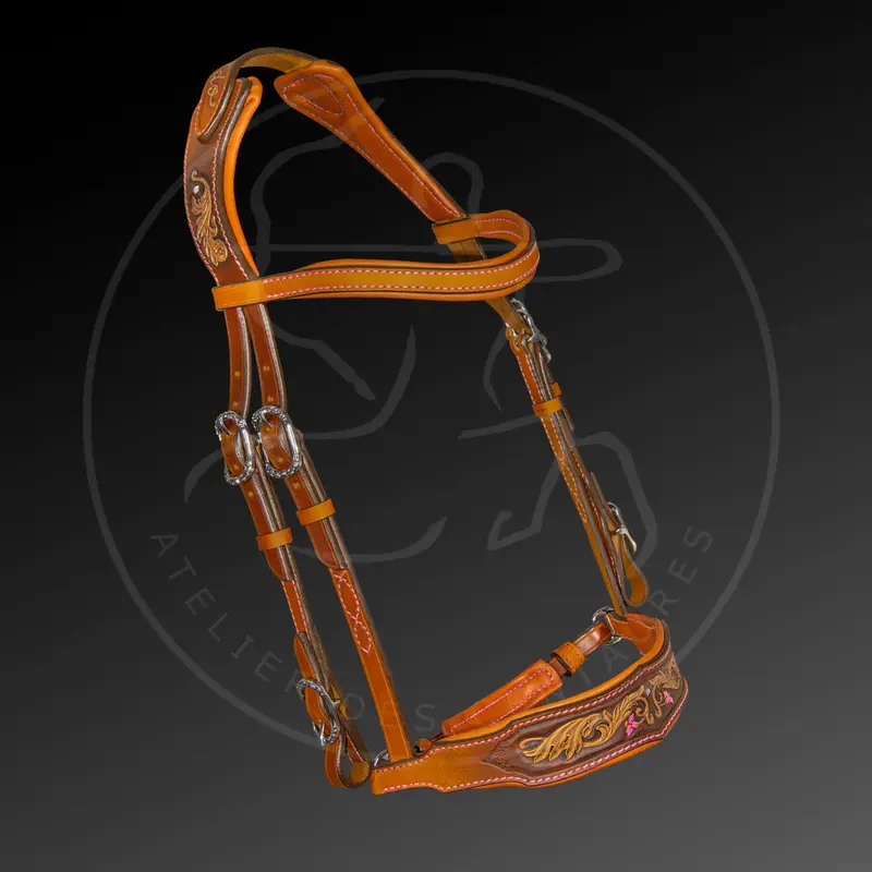 IMLADRIS exceptional dressage snaffle bridle