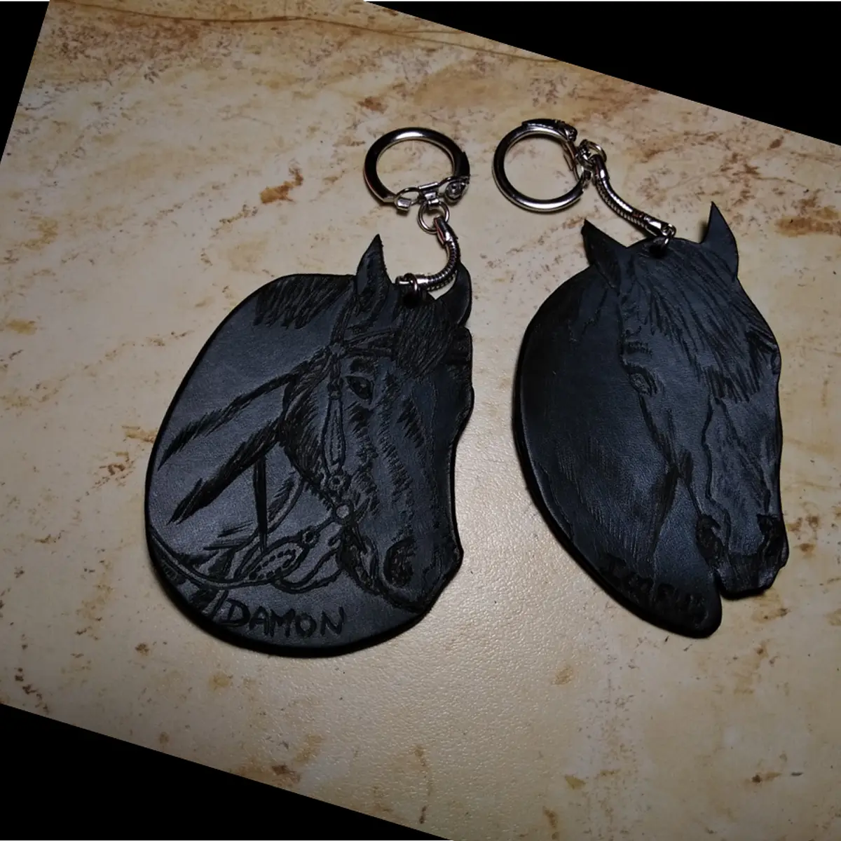 Citoka horse portrait keyring