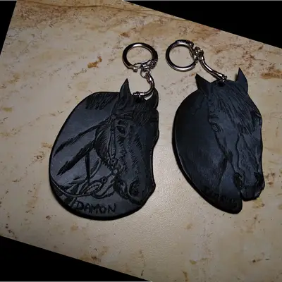 Citoka horse portrait keyring 1
