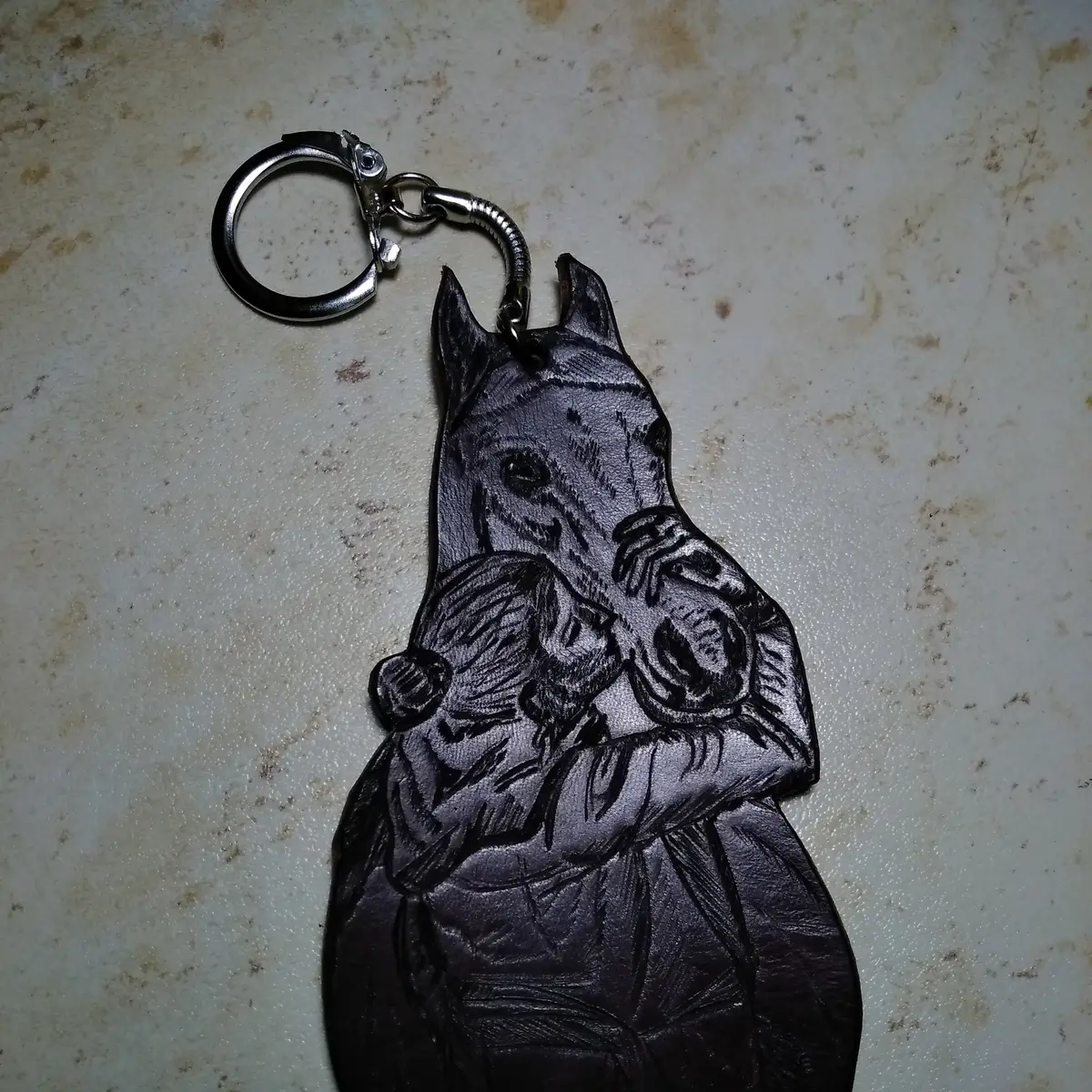 Citoka horse portrait keyring 2