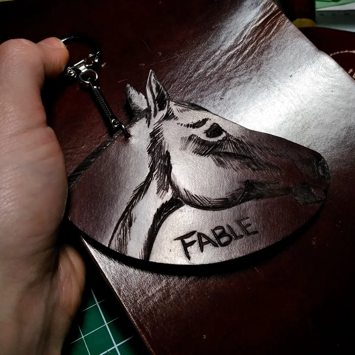 Citoka horse portrait keyring 3