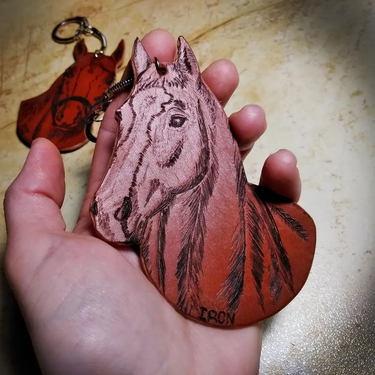 Citoka horse portrait keyring 4