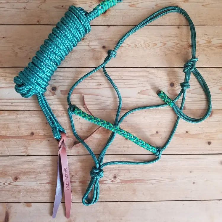 Dark green braided saezh set