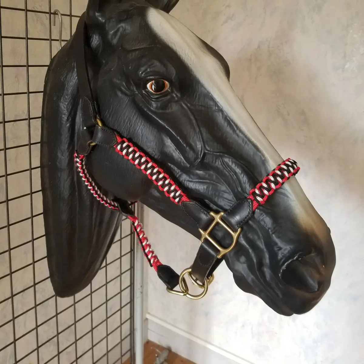 Mély leather/rope halter 2