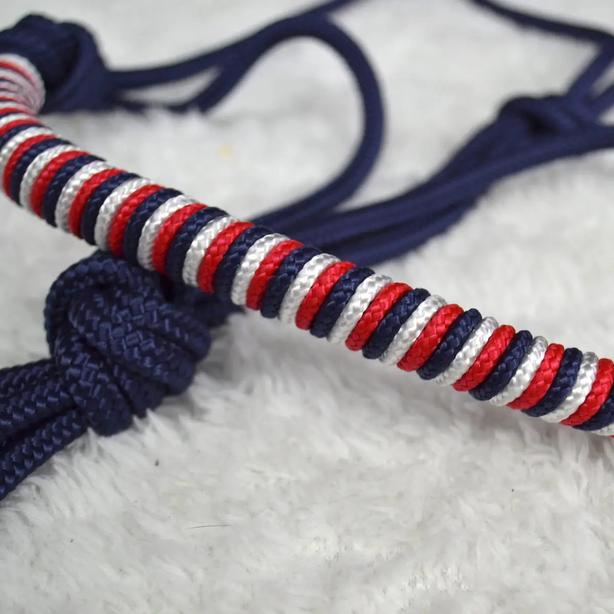 Azurite natural horsemanship braided halter 3