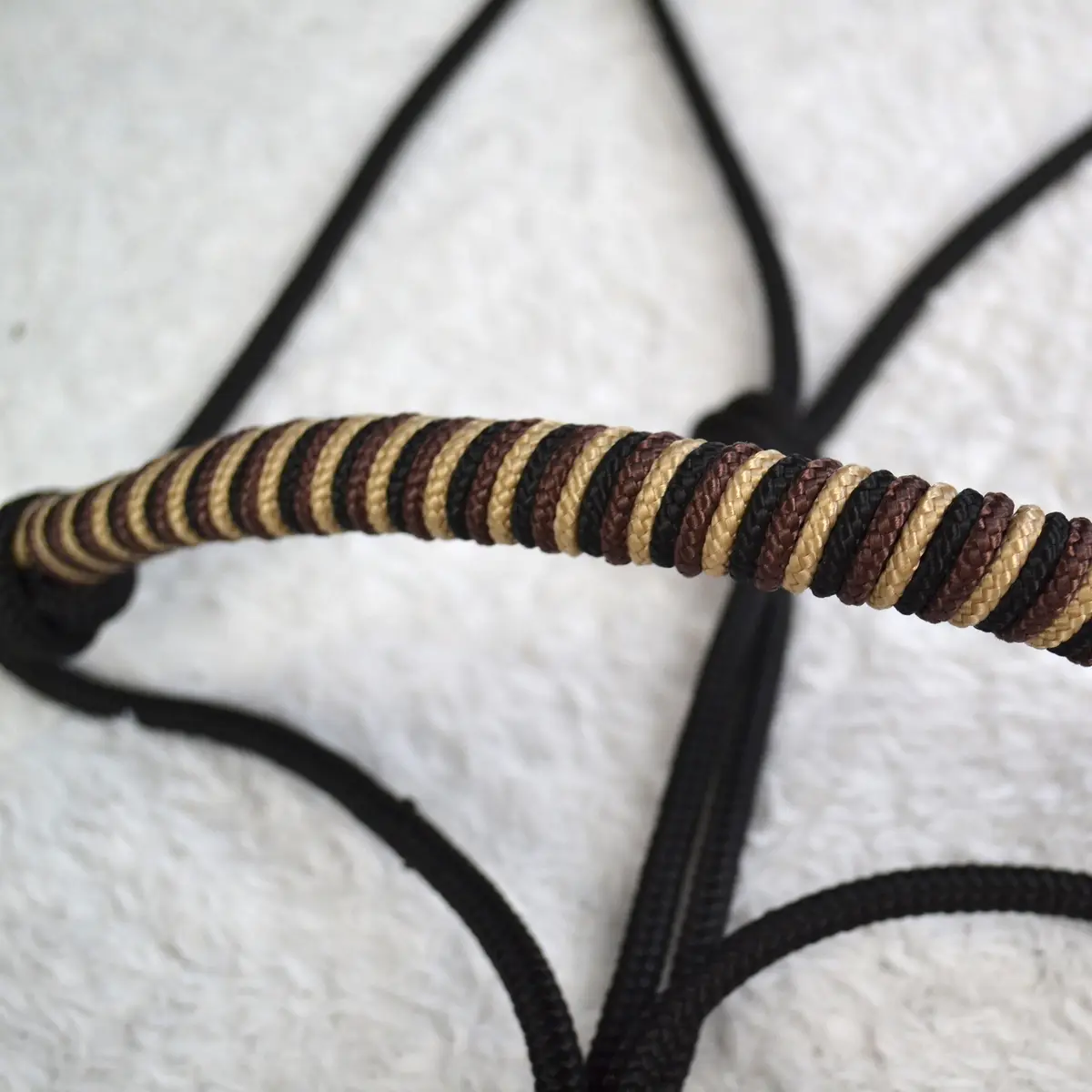 Azurite natural horsemanship braided halter 4
