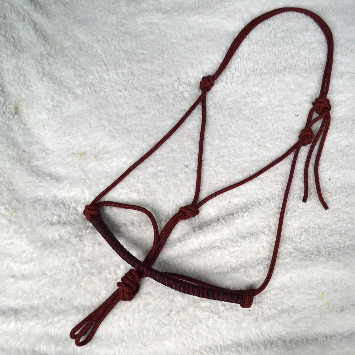Azurite natural horsemanship braided halter 2