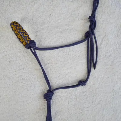 Lazuli natural horsemanship braided halter 2