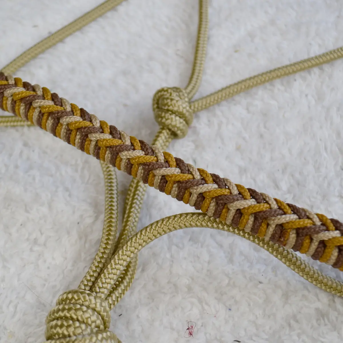 Quartz natural horsemanship braided halter 2