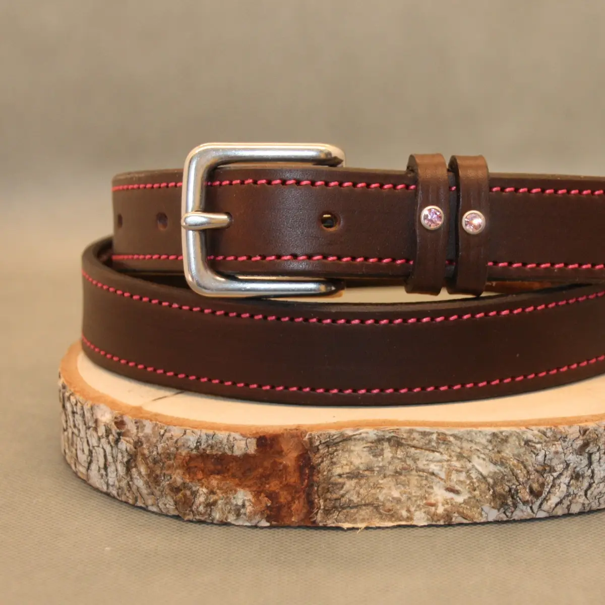 Diamanté riding belt
