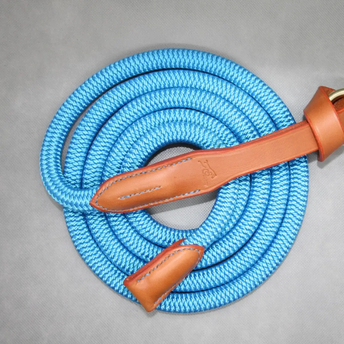 Leather and rope lead rope 2