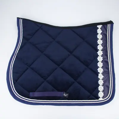 Aballo navy blue saddle pad 1
