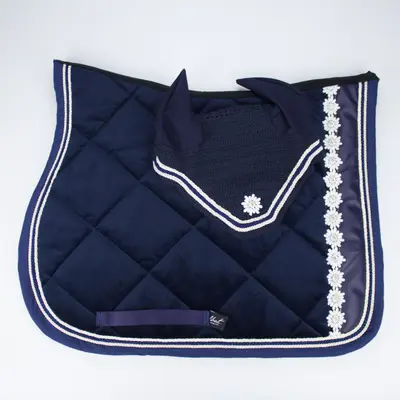 Aballo navy blue saddle pad 2