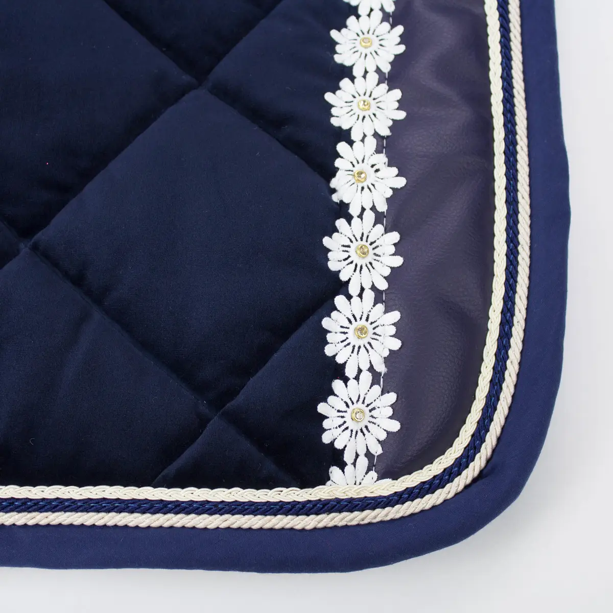 Aballo navy blue saddle pad 3