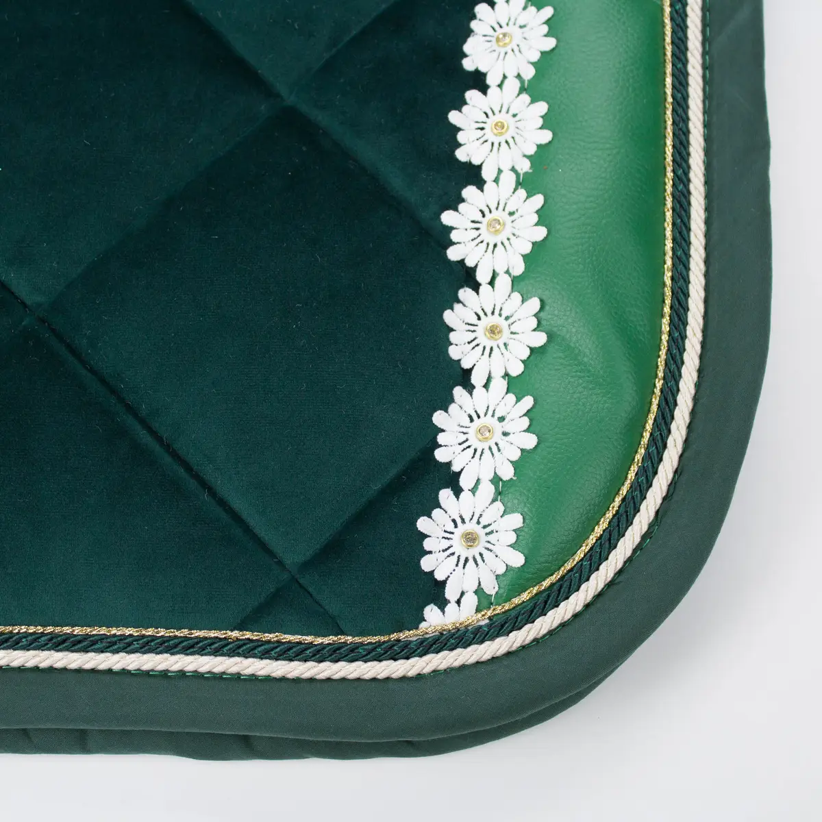 Aballo pine green saddle pad 3