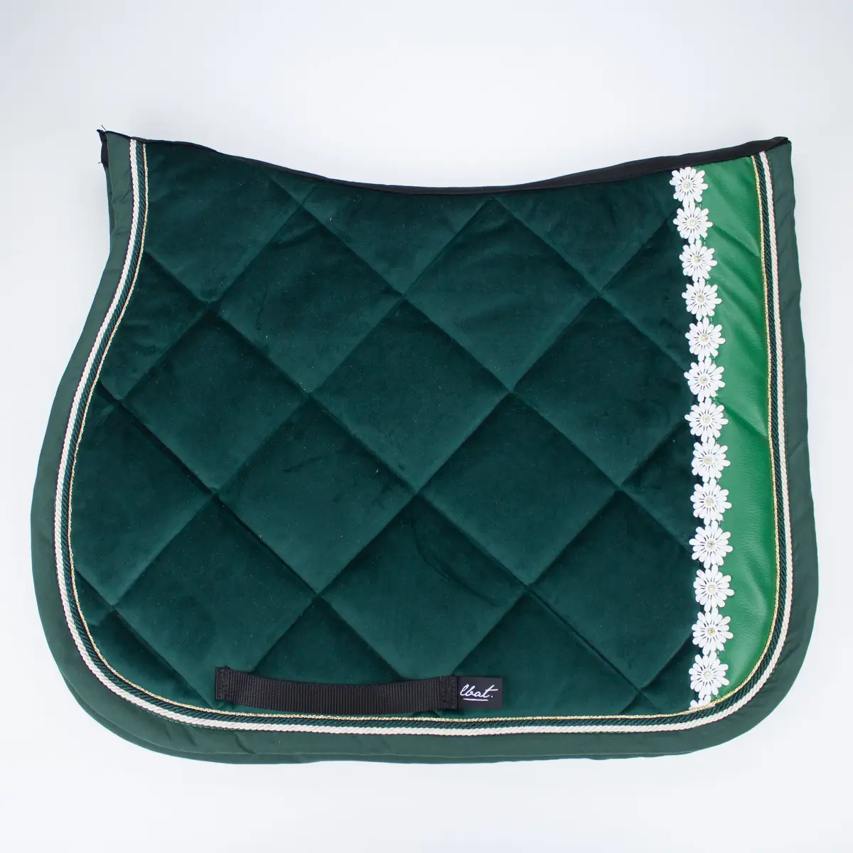 Aballo pine green saddle pad