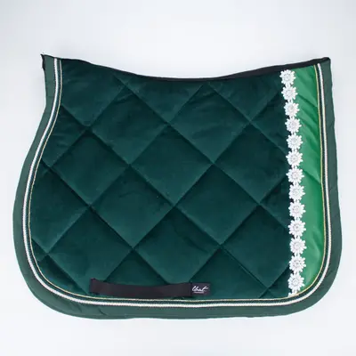 Aballo pine green saddle pad 1