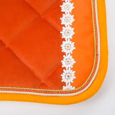 Aballo orange saddle pad 2