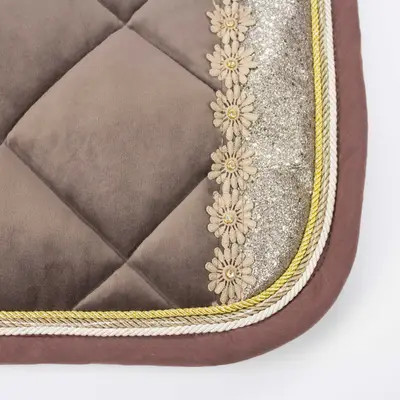Aballo brown saddle pad 2