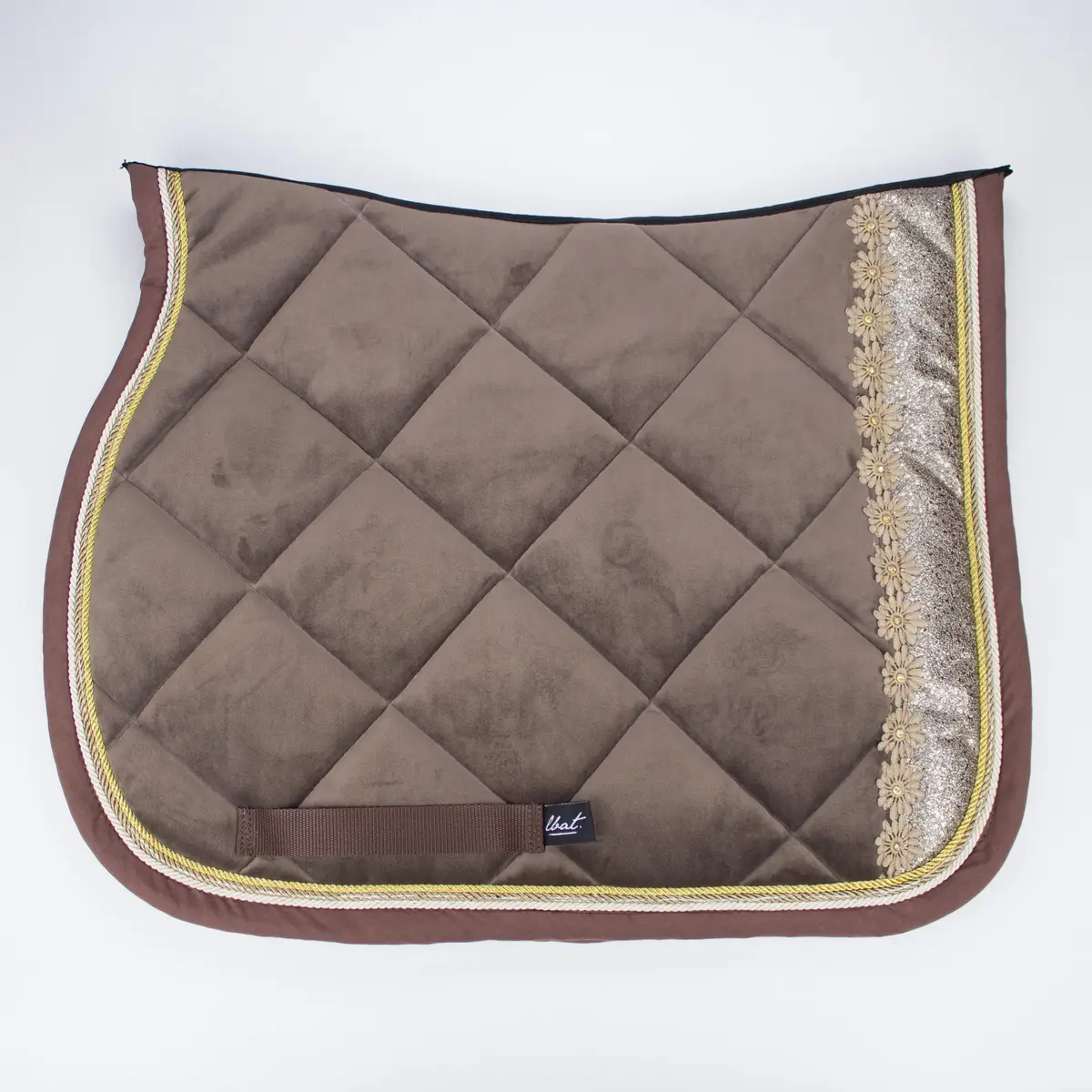 Aballo brown saddle pad