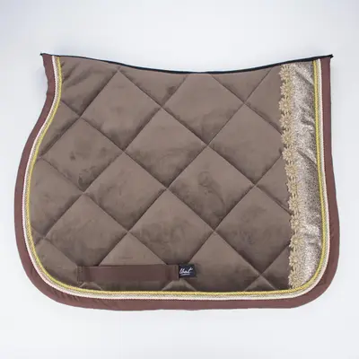 Aballo brown saddle pad 1