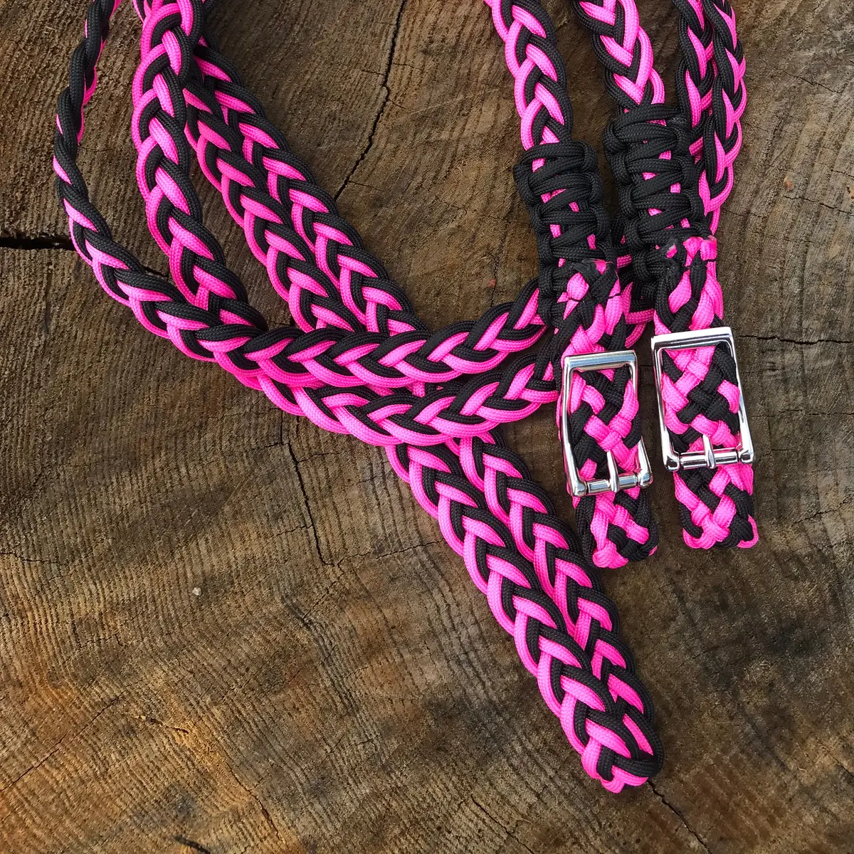 Plaited reins