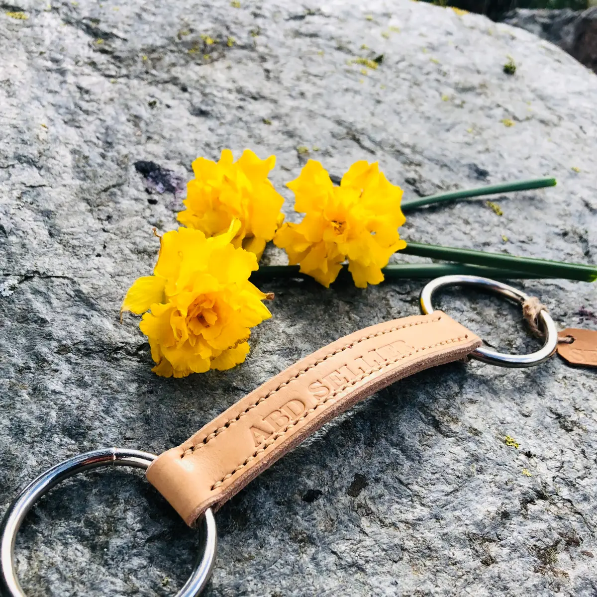 Flat leather bit - 60mm rings 3
