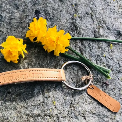 Flat leather bit - 60mm rings 4