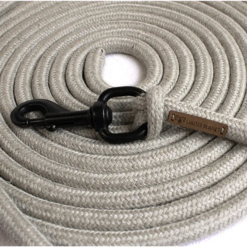 Round natural hemp lead rope 3