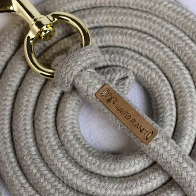 Round natural hemp lead rope 4